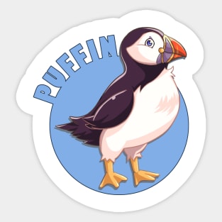 Puffin Logo Sticker